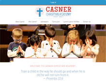 Tablet Screenshot of casnerchristian.org
